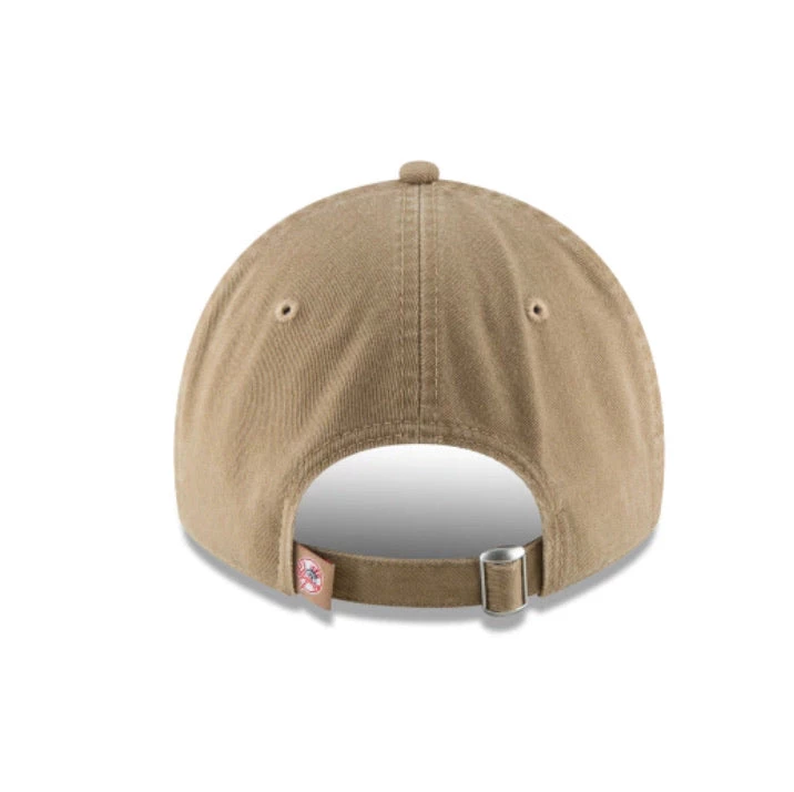 New York Yankees New Era Core Classic Khaki Adjustable Hat Home 4 New York Yankees New Era Core Classic Khaki Adjustable Hat Home