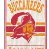 Wincraft Tampa Bay Buccaneers Retro Wood Sign 11 X 17