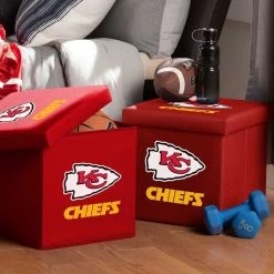 FRANKLIN Kansas City Chiefs NFL® Storage Ottoman