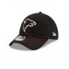NEW ERA Atlanta Falcons Black Side Line Hat