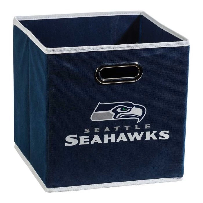 FRANKLIN Seattle Seahawks NFL® Collapsible Storage Bins 3 FRANKLIN Seattle Seahawks NFL® Collapsible Storage Bins