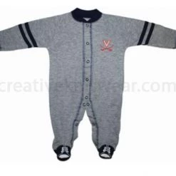 Creative Knitwear NCAA Virginia Cavaliers Sports Shoe Footed Romper 11 Creative Knitwear NCAA Virginia Cavaliers Sports Shoe Footed Romper