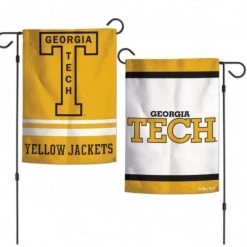 Wincraft Georgia Tech Yellowjackets 2 Sided Garden Flag 12.5" X 18" NCAA