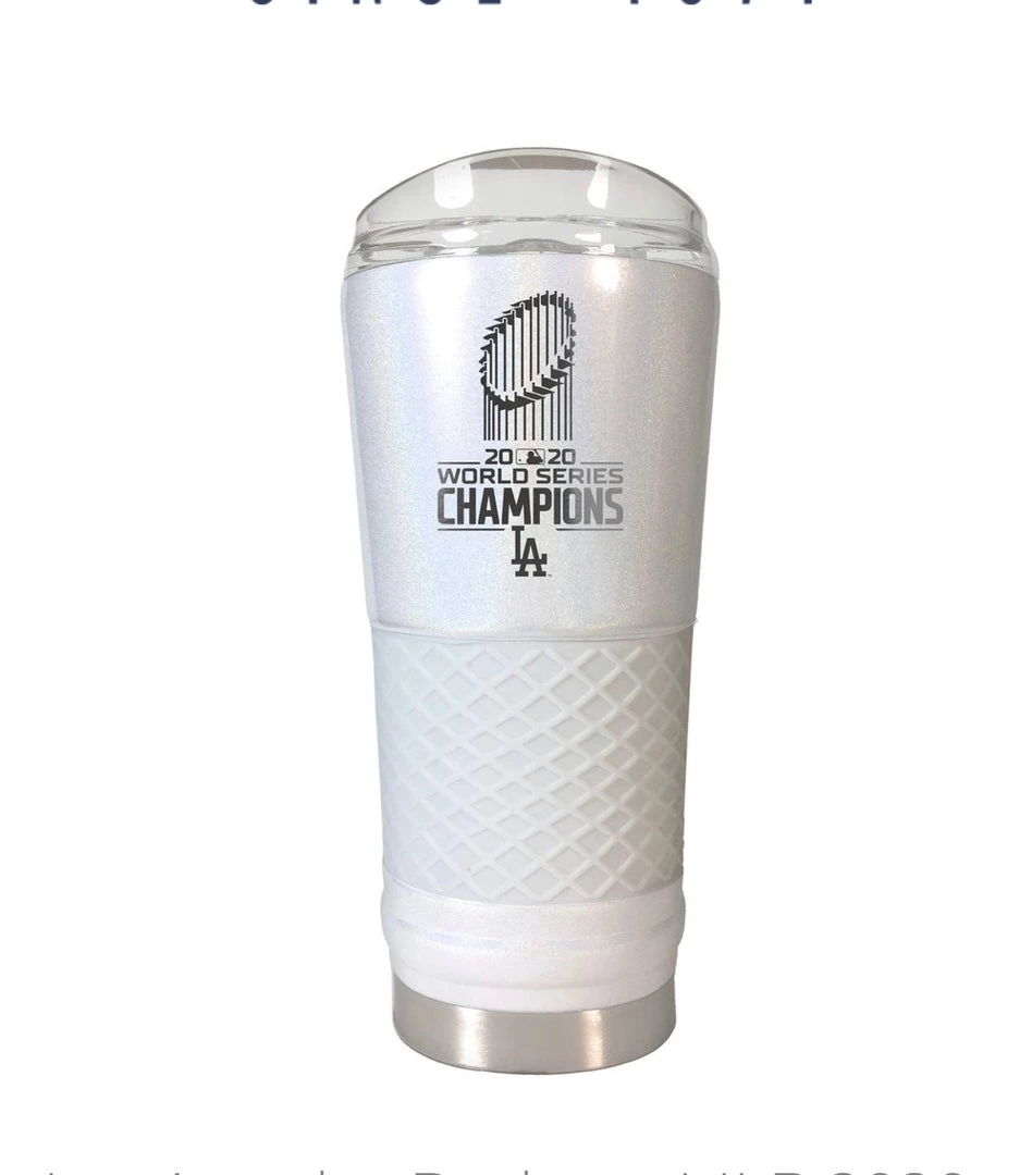 Great American Products Los Angeles Dodgers MLB 2020 World Series Champion 24 Oz. Opal DRAFT Tumbler 3 Great American Products Los Angeles Dodgers MLB 2020 World Series Champion 24 Oz. Opal DRAFT Tumbler