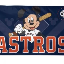 Wincraft Houston Astros Mickey Mouse 3ft X 5ft House Flag