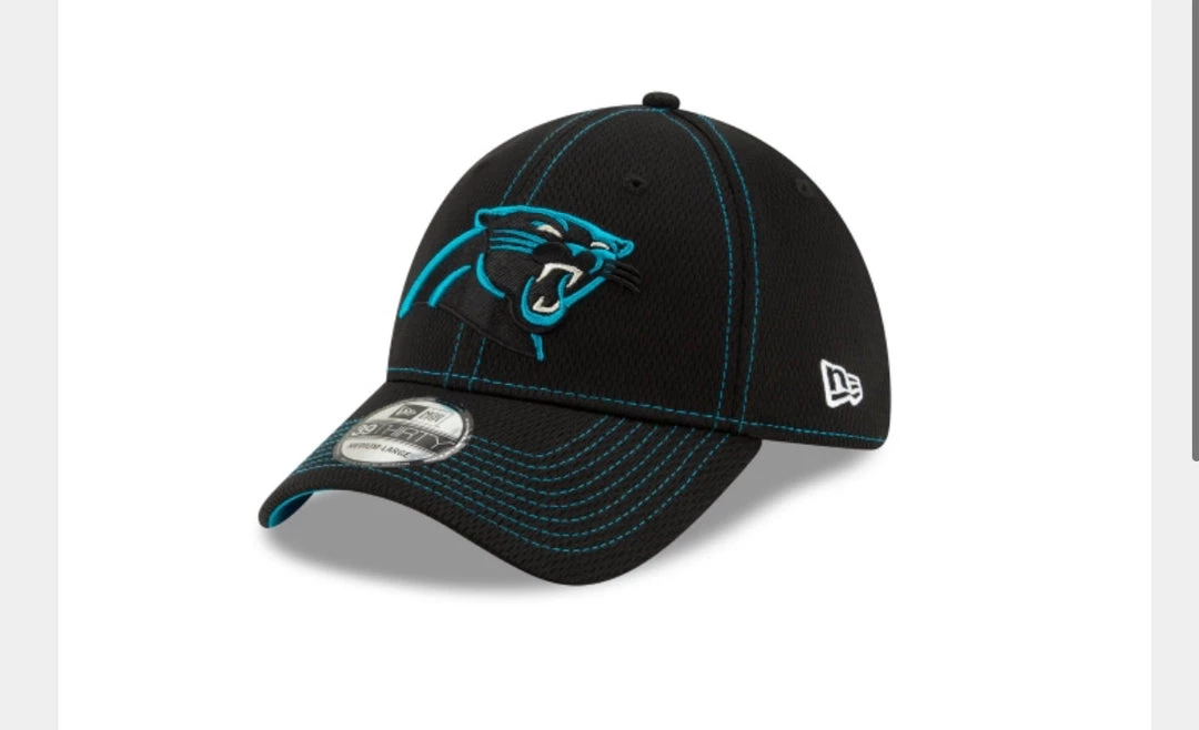 Carolina Panthers New Era Side Line Road 3930 Hat 3 Carolina Panthers New Era Side Line Road 3930 Hat