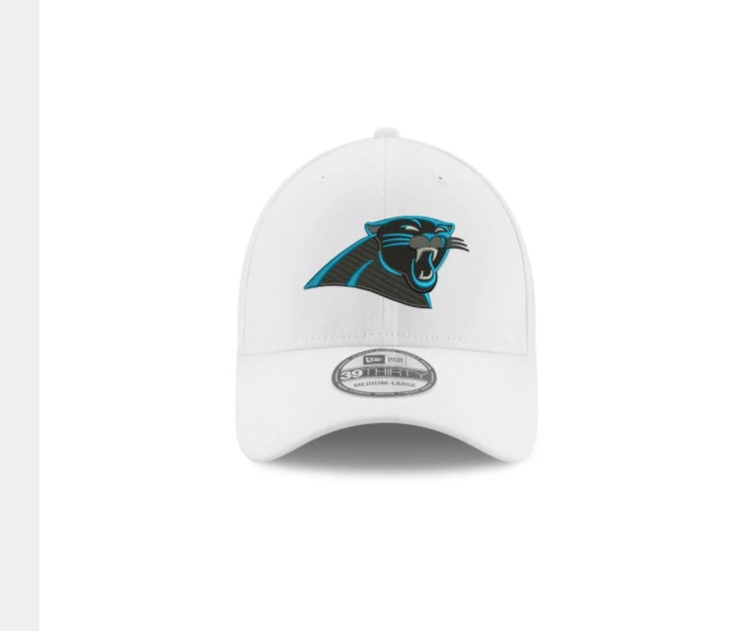 Carolina Panthers New Era 3930 White Hat 4 Carolina Panthers New Era 3930 White Hat