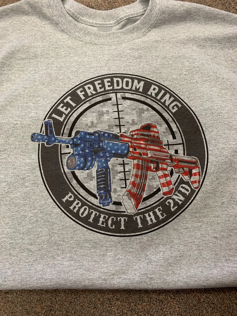 ATLANTIC COAST SPORTS Let Freedom Ring 2nd Amendment Tee NCAA 3 ATLANTIC COAST SPORTS Let Freedom Ring 2nd Amendment Tee NCAA