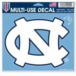 AtlanticCoastSports NORTH CAROLINA, UNIVERSITY OF MULTI-USE DECAL - CUT TO LOGO 5" X 6" NCAA
