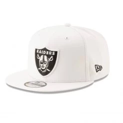 Las Vegas Raiders New Era 950 Snap Back Basic White Hat