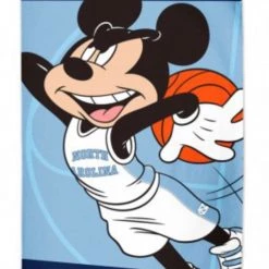 Wincraft NCAA NORTH CAROLINA, UNIVERSITY OF / DISNEY MICKEY MOUSE BASKETBALL SPECTRA BEACH TOWEL 30" X 60"