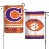 Wincraft NCAA Clemson Tigers 2 Sided Garden Flag 12.5" X 18"
