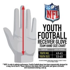 FRANKLIN Atlanta Falcons Youth Receiver Gloves