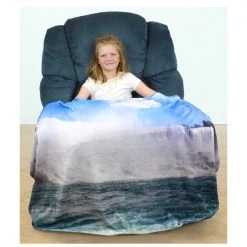 College Covers NCAA Waterfall Throw Blanket