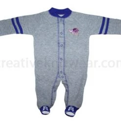 Creative Knitwear Western Carolina Catamounts Sports Shoe Footed Romper NCAA