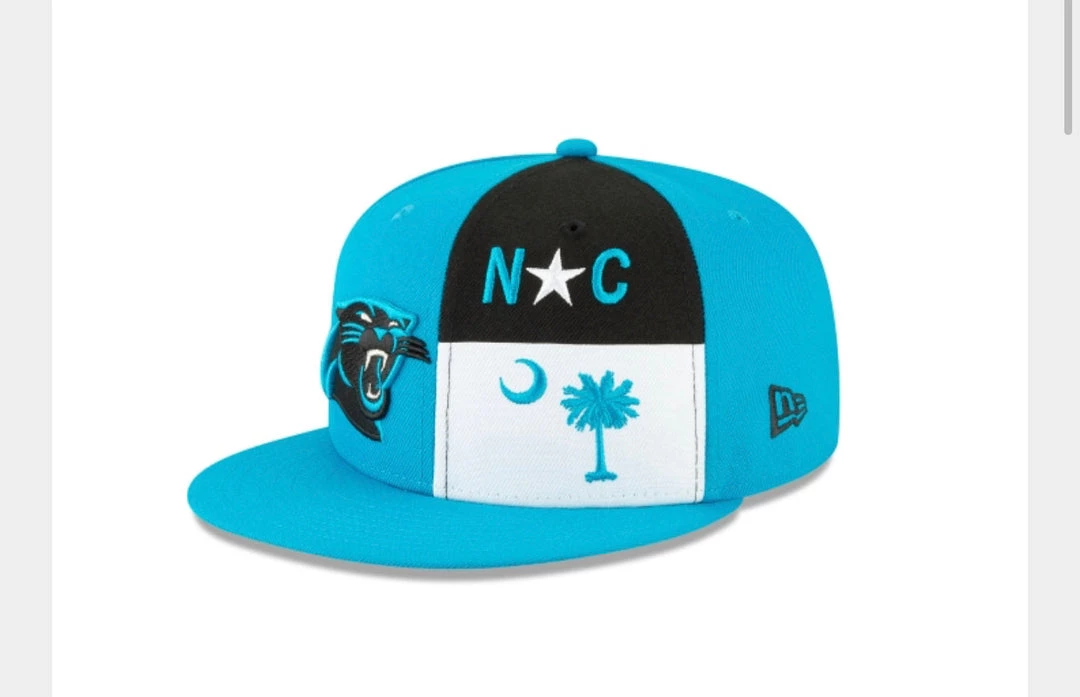 Carolina Panthers New Era 950 Draft Snap Back Hat CAROLINA PANTHER HATS 3 Carolina Panthers New Era 950 Draft Snap Back Hat CAROLINA PANTHER HATS