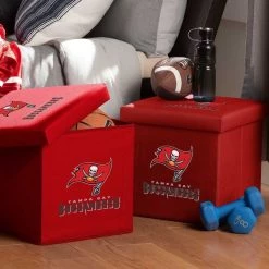 FRANKLIN Tampa Bay Buccaneers Tampa Bay Bucs NFL® Storage Ottoman