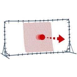 Franklin Steel Soccer Rebounder With Ground Stakes - 12' X 6' NCAA