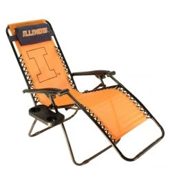 College Covers NCAA Illinois Fighting Illini Zero Gravity Chair