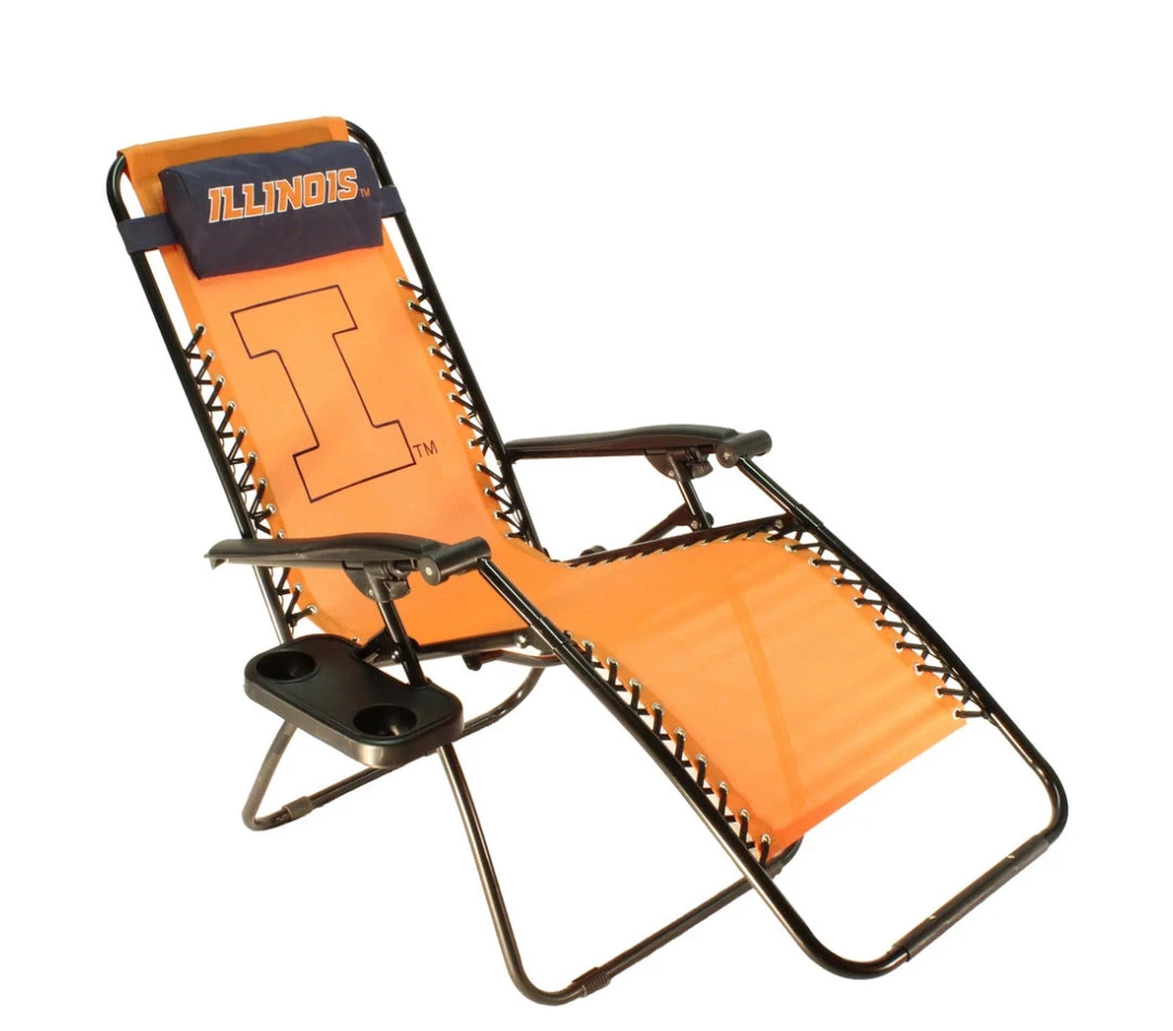 College Covers NCAA Illinois Fighting Illini Zero Gravity Chair 3 College Covers NCAA Illinois Fighting Illini Zero Gravity Chair