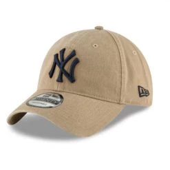 New York Yankees New Era Core Classic Khaki Adjustable Hat Home