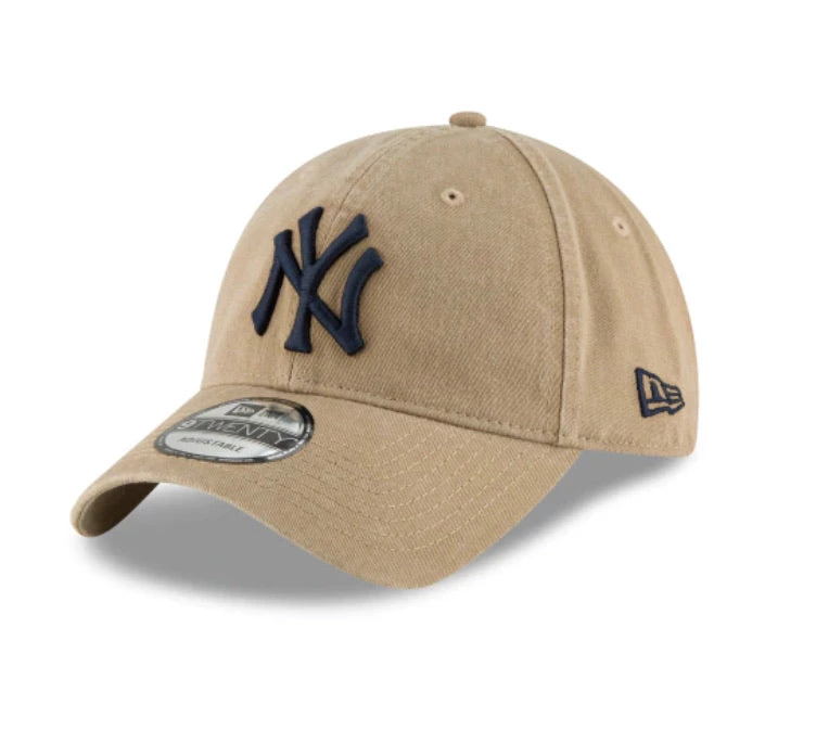 New York Yankees New Era Core Classic Khaki Adjustable Hat Home 3 New York Yankees New Era Core Classic Khaki Adjustable Hat Home