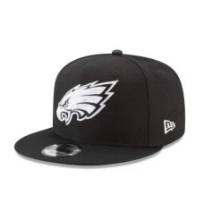 NEW ERA Philadelphia Eagles Black On White 9Fifty Snapback