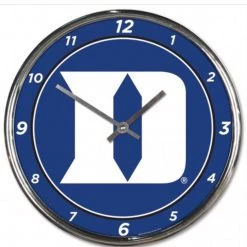 Wincraft NCAA DUKE UNIVERSITY CHROME CLOCK