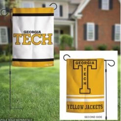 Wincraft Georgia Tech Yellowjackets 2 Sided Garden Flag 12.5" X 18" NCAA