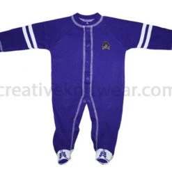 Creative Knitwear East Carolina Pirates Sports Shoe Footed Romper NCAA