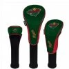 Wincraft Minnesota Wild Golf Head Covers Set Of 3