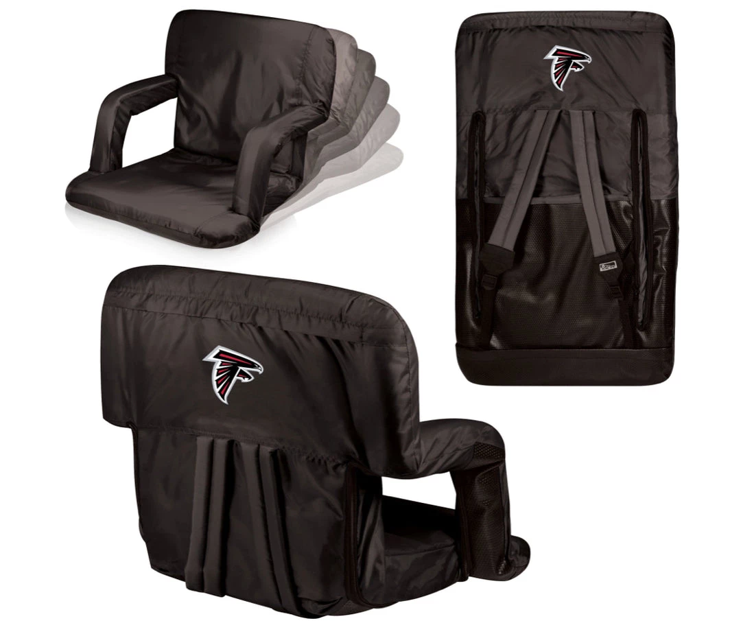 PICNIC TIME Atlanta Falcons Ventura Portable Reclining Stadium Seat 3 PICNIC TIME Atlanta Falcons Ventura Portable Reclining Stadium Seat
