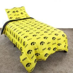 College Covers NCAA Iowa Hawkeyes Reversible Comforter Set