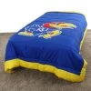 College Covers Kansas Jayhawks 2 Sided Big Logo Light Comforter NCAA
