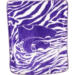 College Covers Kansas State Wildcats Soft Raschel Throw Blanket NCAA