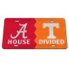 Wincraft NCAA Alabama Vs Tennessee Acrylic Classic License Plate