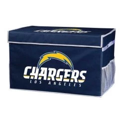 FRANKLIN Chargers Collapsible Storage Footlocker Bins LOS ANGELES CHARGERS
