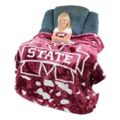 College Covers NCAA Mississippi State Bulldogs Huge Raschel Throw Blanket
