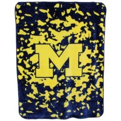 College Covers NCAA Michigan Wolverines Huge Raschel Throw Blanket