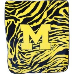 College Covers NCAA Michigan Wolverines Soft Raschel Throw Blanket