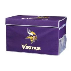 FRANKLIN Minnesota Vikings Collapsible Storage Footlocker Bins