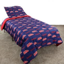 College Covers NCAA Ole Miss Rebels Reversible Comforter Set