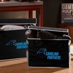 FRANKLIN Carolina Panthers NFL® Collapsible Storage Footlocker Bins