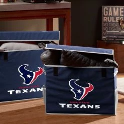 FRANKLIN Houston Texans NFL® Collapsible Storage Footlocker Bins 5 FRANKLIN Houston Texans NFL® Collapsible Storage Footlocker Bins
