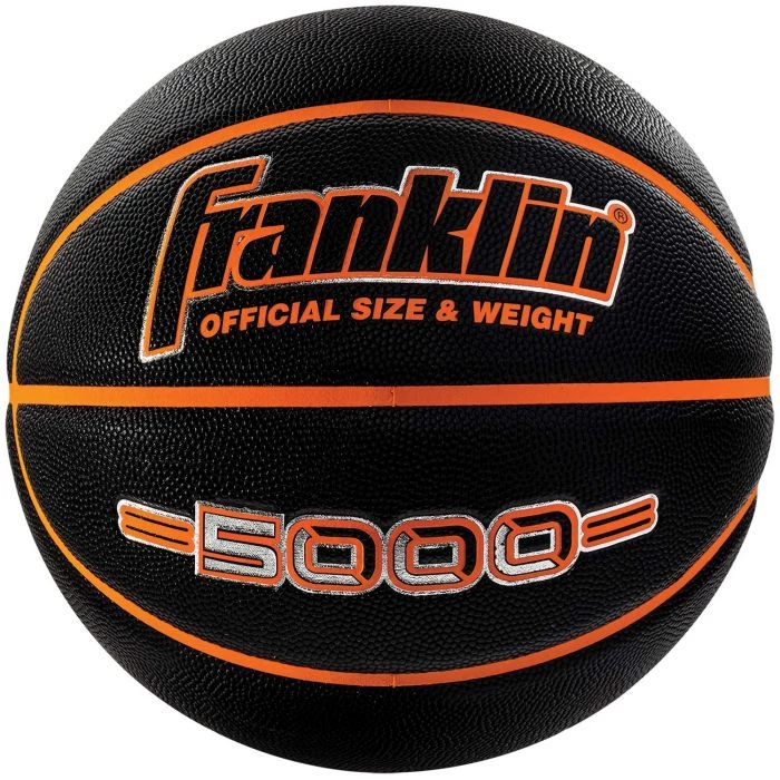 Franklin Official 29.5" INDOOR/OUTDOOR Basketball - Black 5000 3 Franklin Official 29.5" INDOOR/OUTDOOR Basketball - Black 5000