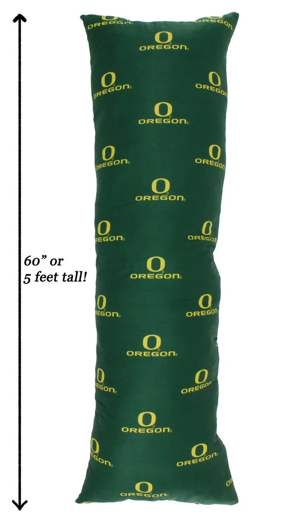 College Covers NCAA Oregon Ducks Printed Body Pillow 3 College Covers NCAA Oregon Ducks Printed Body Pillow