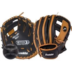 NCAA Franklin RTP Performance 9.5 T-BALL Fielding Glove And Ball