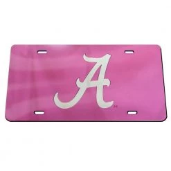 Wincraft Alabama Crimson Tide Acrylic Classic License Plate NCAA