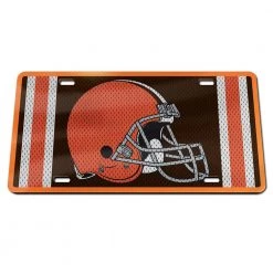 Wincraft Cleveland Browns Jersey Specialty Acrylic License Plate