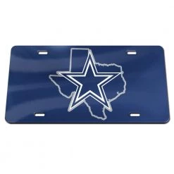 Wincraft Dallas Cowboys State Specialty Acrylic License Plate